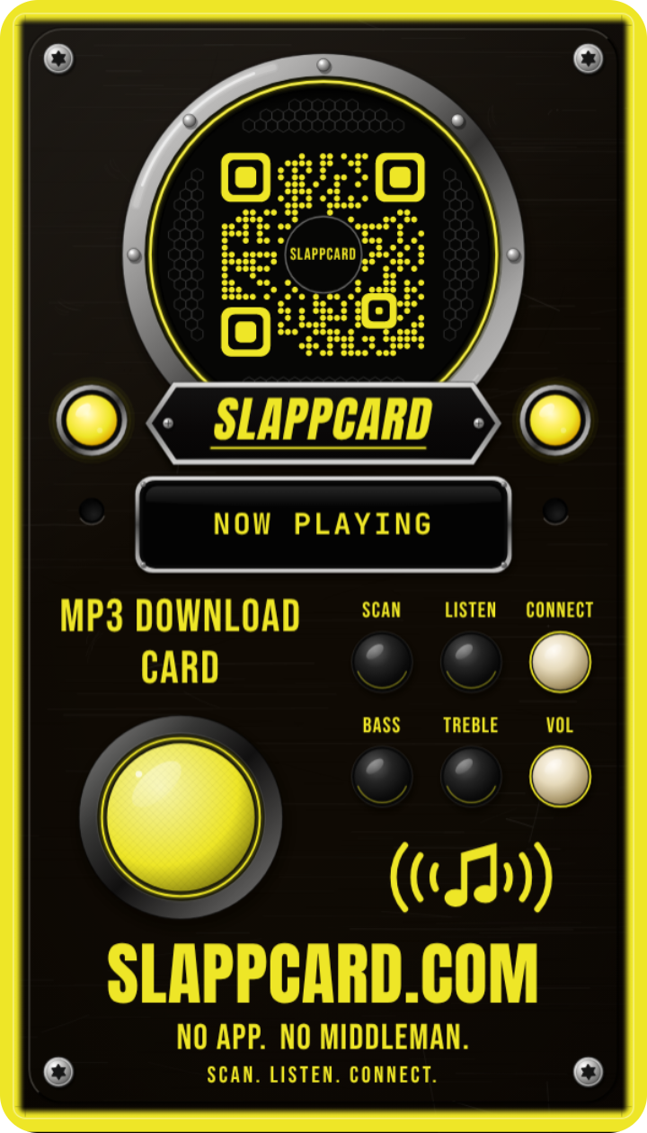 Kash Ryder, back of a Slappcard