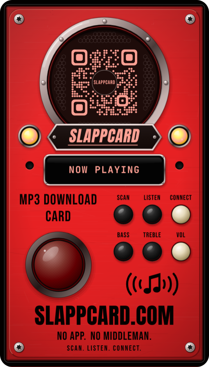 REDLINE: The Come Up, back of a Slappcard