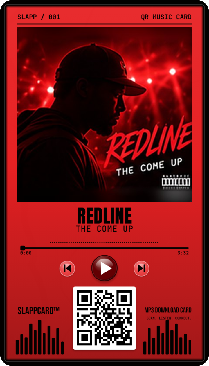 REDLINE: The Come Up, front of a Slappcard