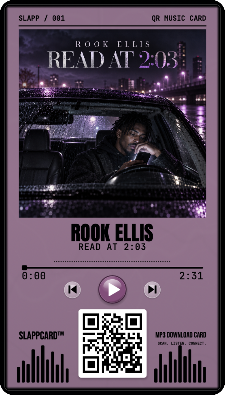 ROOK ELLIS: Read at 2:03, front of a Slappcard